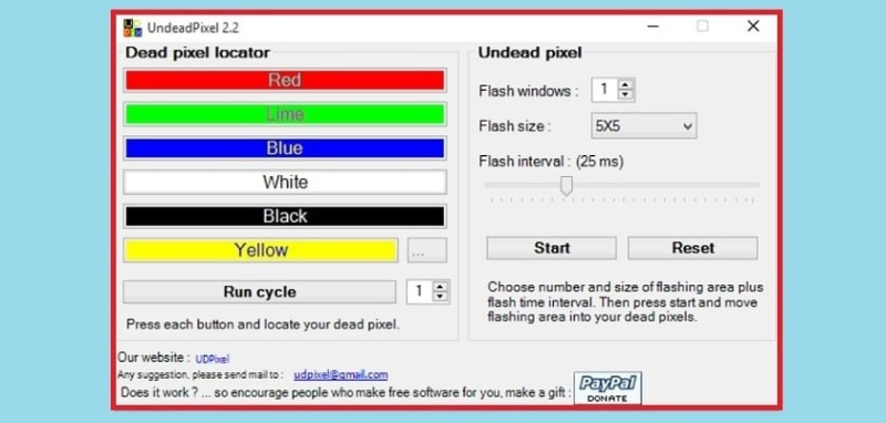 Sử dụng phần mềm UDPixel