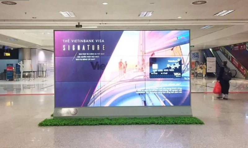 Màn hình quảng cáo full hd ghép