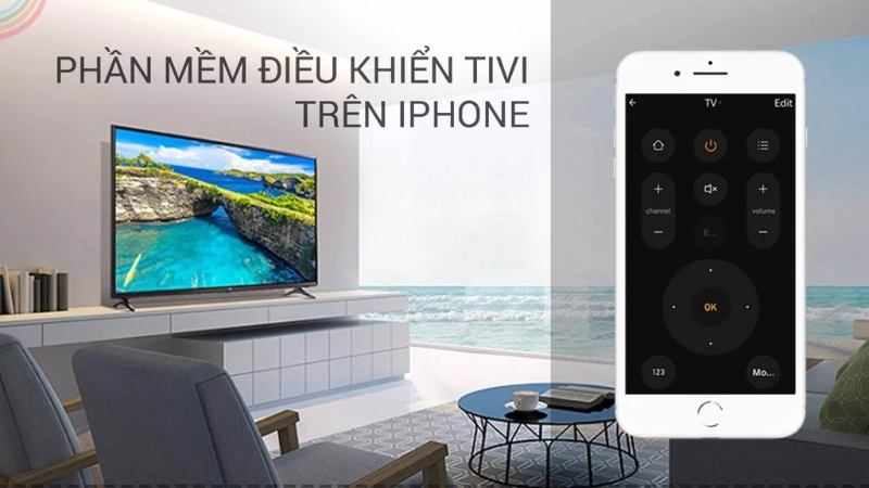 Phần mềm hỗ trợ điều khiển tivi bằng iPhone