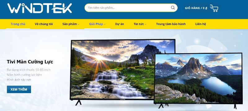 WINDTEK - Đơn vị sản xuất và phân phối tivi thông minh, chính hãng