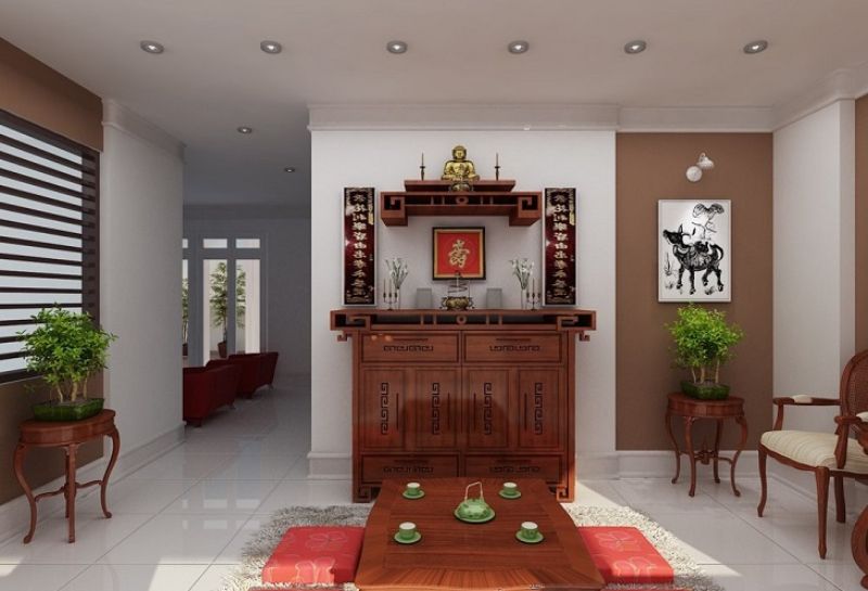 Có nên đặt tivi đối diện bàn thờ hay không?