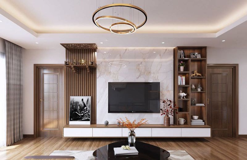 Hướng dẫn lắp đặt tivi phong thủy, gia đình hạnh phúc