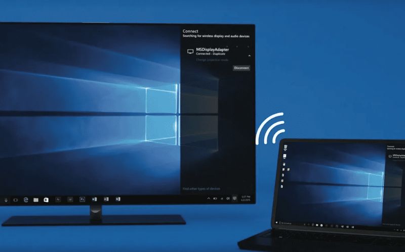 Kết nối máy tính với tivi qua wifi đối với laptop Win 10