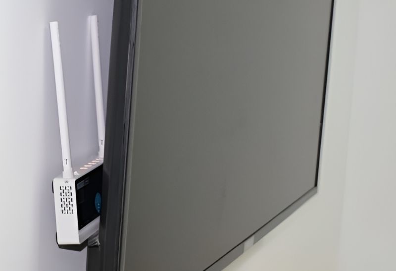 Không để modem Wifi cạnh tivi