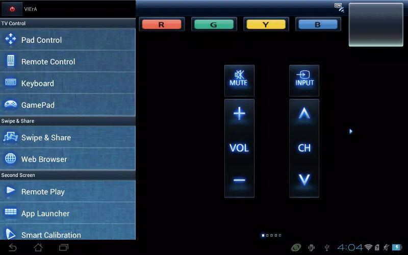 Ứng dụng điều khiển tivi Panasonic TV Remote 2