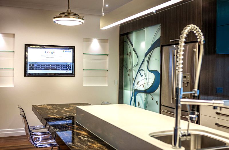 Vị trí đặt tivi trong phòng bếp mà bạn nên biết